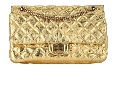 Reissue 226, &pound;1,800, Handbags, Gold, Lambskin Leather, Front view